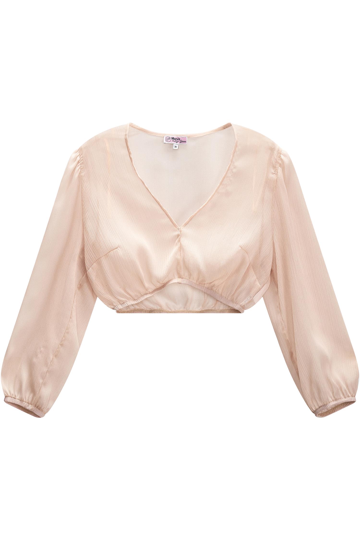 Beige MarJo Dirndlbluse Saldenburg 